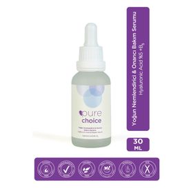 Pure Choice Yoğun Hyaluronik Asit %5 + Panthenol Vitamin B5 %5 30 ml Nemlendirici & Onarıcı Bakım Serumu