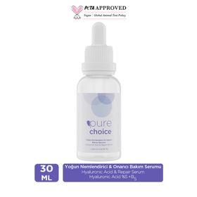Pure Choice Yoğun Hyaluronik Asit %5 + Panthenol Vitamin B5 %5 30 ml Nemlendirici & Onarıcı Bakım Serumu