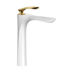 Pure Concept AKF-102 Royal Beyaz Gold Tezgah Üstü Çanak Lavabo Armatürü