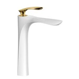 Pure Concept AKF-115 Royal Beyaz Bronz Tezgah Üstü Çanak Lavabo Armatürü