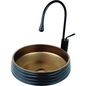 Pure Concept BC-906 Aztek Siyah Bakır Tezgah Üstü Lavabo
