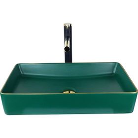 Pure Concept GG-102 Mat Yeşil Gold Tezgah Üstü Çanak Lavabo