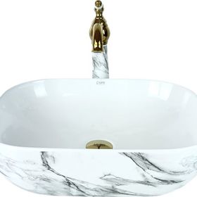 Pure Concept TR-120 Calacatta Tezgah Üstü Çanak Lavabo