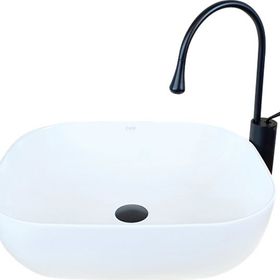 Pure Concept W-280 50 cm Beyaz Tezgah Üstü Çanak Lavabo