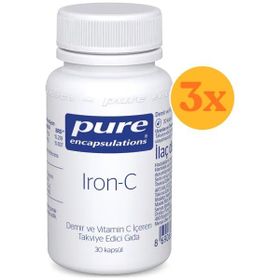 Pure Encapsulations Iron-C 3x30 Kapsül