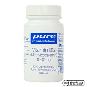 Pure Encapsulations Vitamin B12 1000 mcg 60 Kapsül