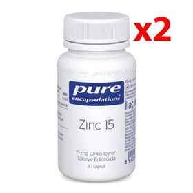 Pure Encapsulations Zinc 15 mg 2x30 Kapsül
