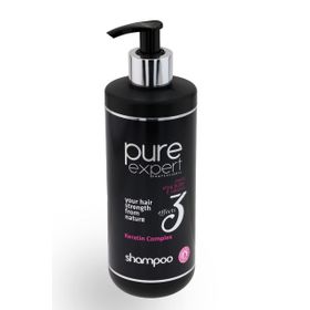 Pure Expert Keratin Komplex Boyalı ve Yıpranmış Saçlar İçin Onarıcı 500 ml Şampuan