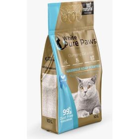 Pure Paws 10 lt İnce Taneli Marsilya Sabunu Kokulu Bentonit Kedi Kumu
