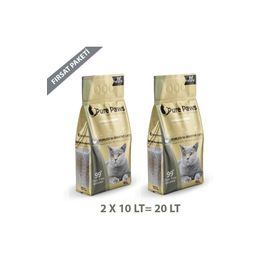 Pure Paws 2x10 lt İnce Taneli Kokusuz Bentonit Kedi Kumu