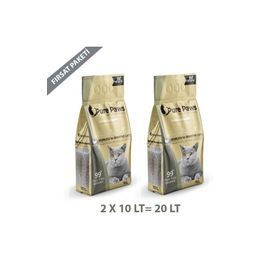 Pure Paws 2x10 lt İnce Taneli Kokusuz Bentonit Kedi Kumu