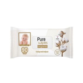 Pure Wipes Organic %0 Alkol 90 Adet Islak Mendil