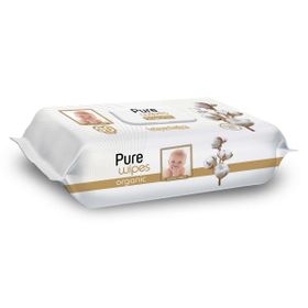 Pure Wipes Organic %0 Alkol 90 Adet Islak Mendil
