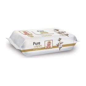 Pure Wipes Organic %0 Alkol 90 Adet Islak Mendil