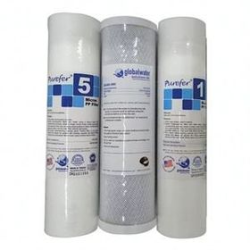 Purefer Açık Kasa 3'lü Ön Filtre Set Su Arıtma Cihazı