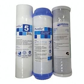 Purefer Açık Kasa 3'lü Ön Filtre Set Su Arıtma Cihazı