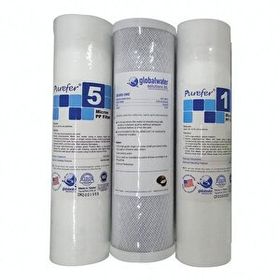 Purefer Açık Kasa 3'lü Ön Filtre Set Su Arıtma Cihazı
