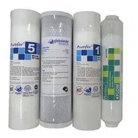 Purefer Açık Kasa 4'lü Ön Filtre Set Su Arıtma Cihazı