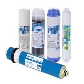 Purefer Açık Kasa 5'li Filtre Set Global Water Mebranlı Su Arıtma Cihazı