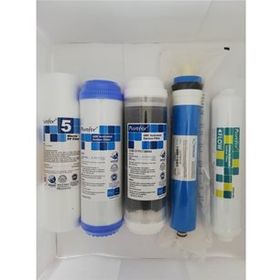 Purefer Açık Kasa 5'li Filtre Set Vontron Mebranlı Su Arıtma Cihazı