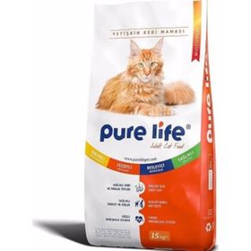Purelife 15 kg Yetişkin Renkli Karışık Kedi Maması
