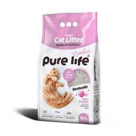 Purelife Plus Bebek Pudralı 10 L Kedi Kumu