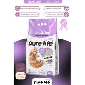 Purelife Plus Lavantalı 10 lt Kedi Kumu