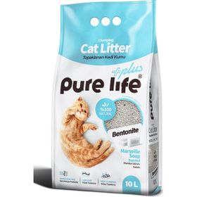 Purelife Plus Marsilya Sabunlu 10 lt Kedi Kumu