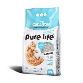 Purelife Plus Marsilya Sabunlu 10 lt Kedi Kumu