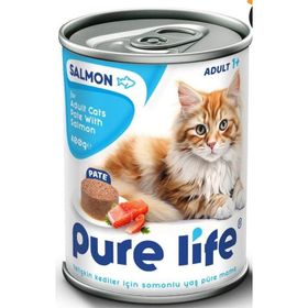 Purelife Somon Balıklı 400 gr Pate Yetişkin Kedi Maması