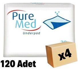 Puremed 60x90 cm 120 Adet Yatak Koruyucu Örtü