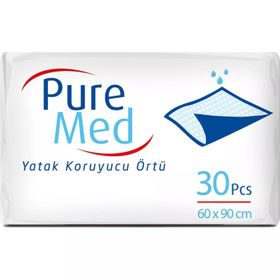 PureMed 60x90 cm 30 Adet Tekli Paket Hasta Yatak Koruyucu
