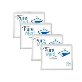 PureMed 60x90 cm 4x30 Adet Kedi Köpek Çiş Pedi