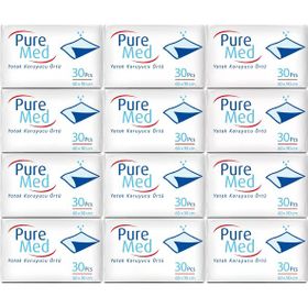 PureMed 60x90cm 360 Adet Tekstil Yüzeyli Hasta Altı Bezi Serme Yatak Koruyucu