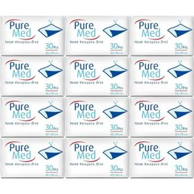 PureMed 60x90cm 360 Adet Tekstil Yüzeyli Hasta Altı Bezi Serme Yatak Koruyucu