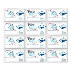 PureMed 60x90cm 360 Adet Tekstil Yüzeyli Hasta Altı Bezi Serme Yatak Koruyucu