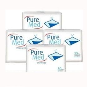 Puremed 60x90cm 90 Adet Tekstil Yüzeyli Hasta Altı Bezi Serme Yatak Koruyucu