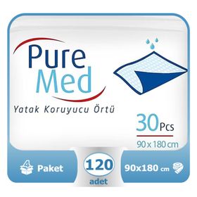 PureMed 90x180 cm 120 Adet Yatak Koruyucu Örtü