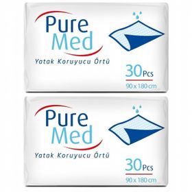 PureMed 90x180 cm 60 Adet Yatak Koruyucu Örtü