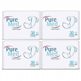 PureMed Bel Bantlı L 120 Adet Hasta Bezi