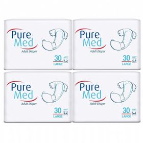 PureMed Bel Bantlı L 120 Adet Hasta Bezi