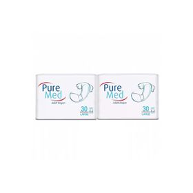 PureMed Bel Bantlı L 60 Adet Hasta Bezi