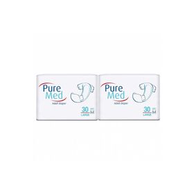 PureMed Bel Bantlı L 60 Adet Hasta Bezi