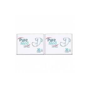 PureMed Bel Bantlı L 60 Adet Hasta Bezi