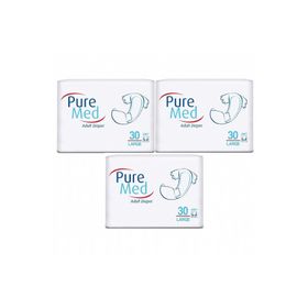 PureMed Bel Bantlı L 90 Adet Hasta Bezi