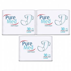 PureMed Bel Bantlı L 90 Adet Hasta Bezi