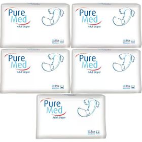 PureMed Bel Bantlı Tekstil Yüzey M-Orta 5x30 Adet Hasta Bezi
