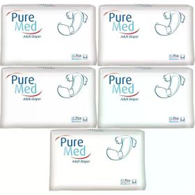 PureMed Bel Bantlı Tekstil Yüzey M-Orta 5x30 Adet Hasta Bezi