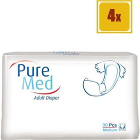 PureMed Belbantlı Medium 4x30 Adet Yetişkin Hasta Bezi
