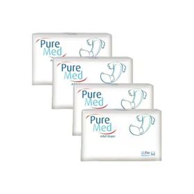PureMed Tekstil Yüzey Medium 120 Adet Yetişkin Hasta Bezi
